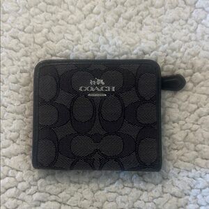 Coach Black Signature Wallet